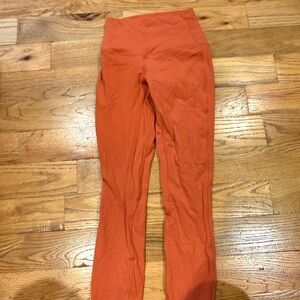 lululemon athletica Orange Leggings